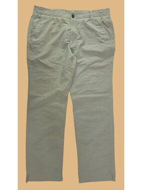 Under Armour Mens Khaki Golf Pants 36x32 Stretch Fit Lightweight